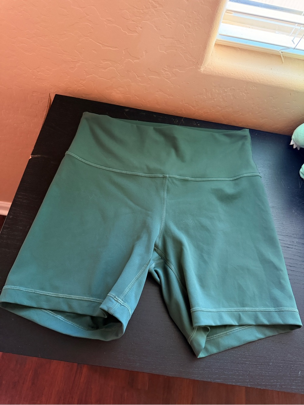 Lululemon Green Wunder Train Shorts